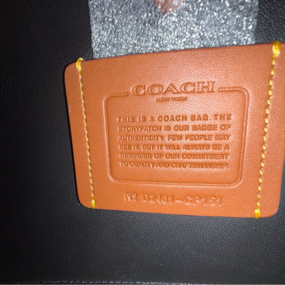 Coach Black Tabby 33 Quilted Nappa Leather Shoulder Bag CP151 - Picture 6 of 16